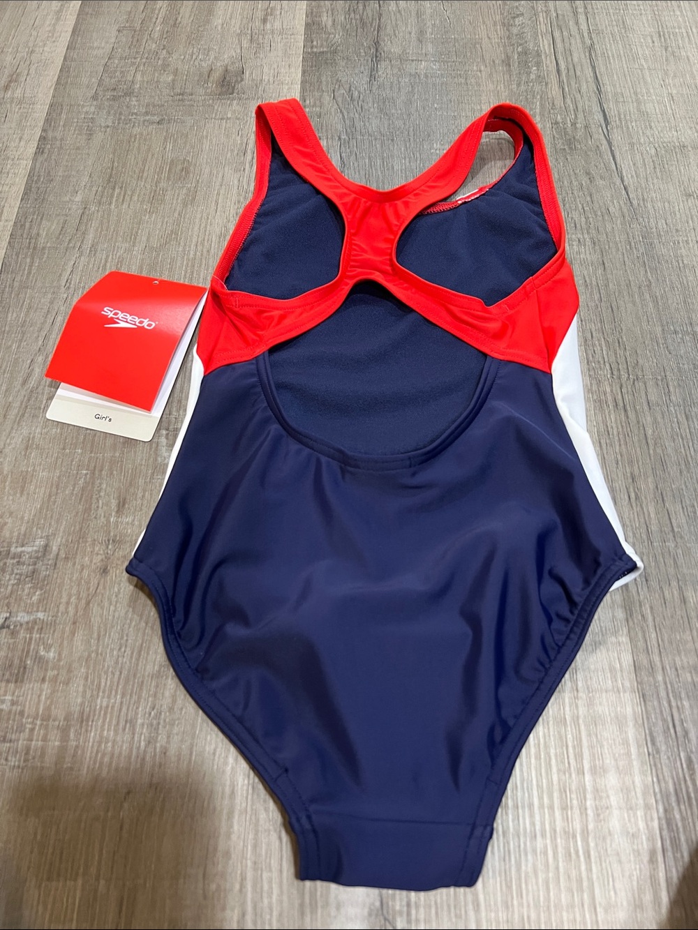 NWT Girls’s Speedo one piece swimsuit size XXS (4-5) - Picture 2 of 2